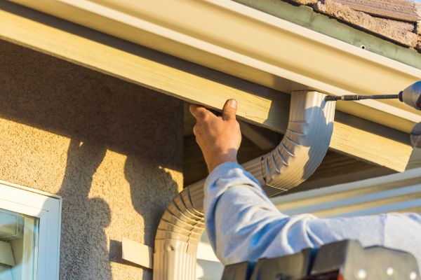 Cost of Aluminum Rain Gutter Service in Willoughby